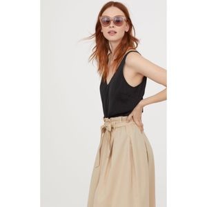 Black Satin Camisole